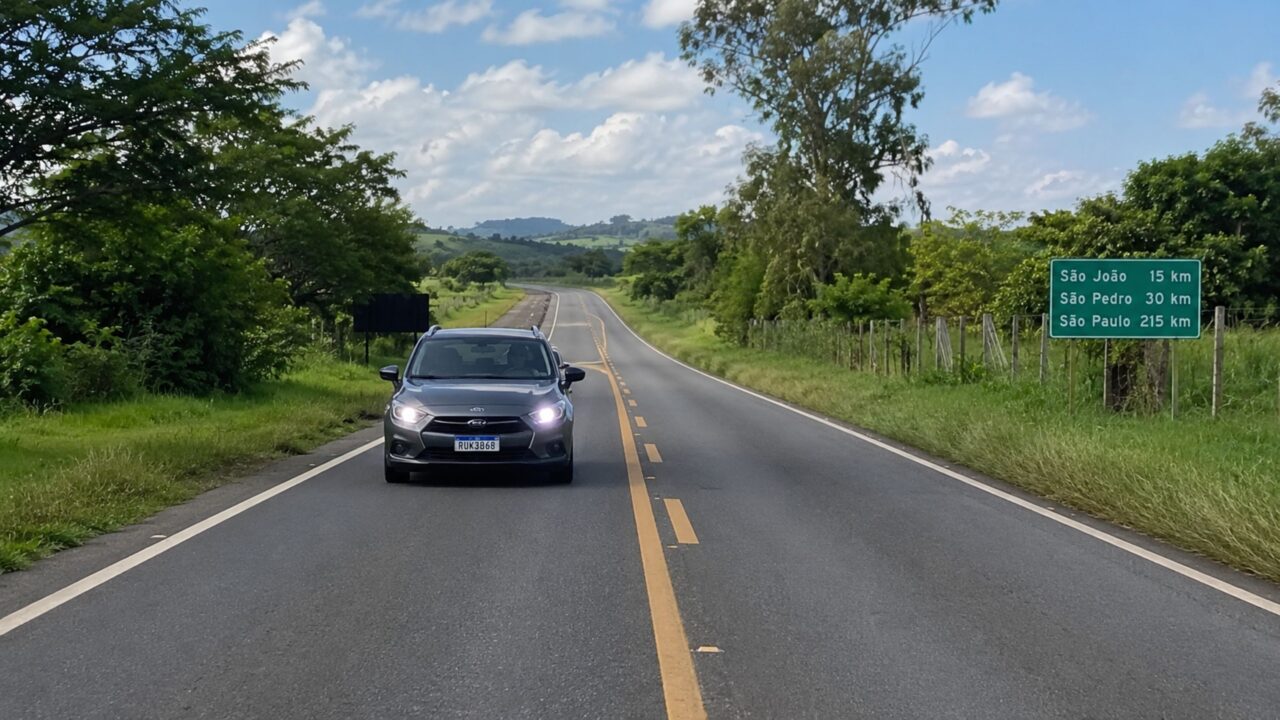 Como saber quando ligar o farol baixo durante o dia sem confundir pista simples, DRL e rodovia