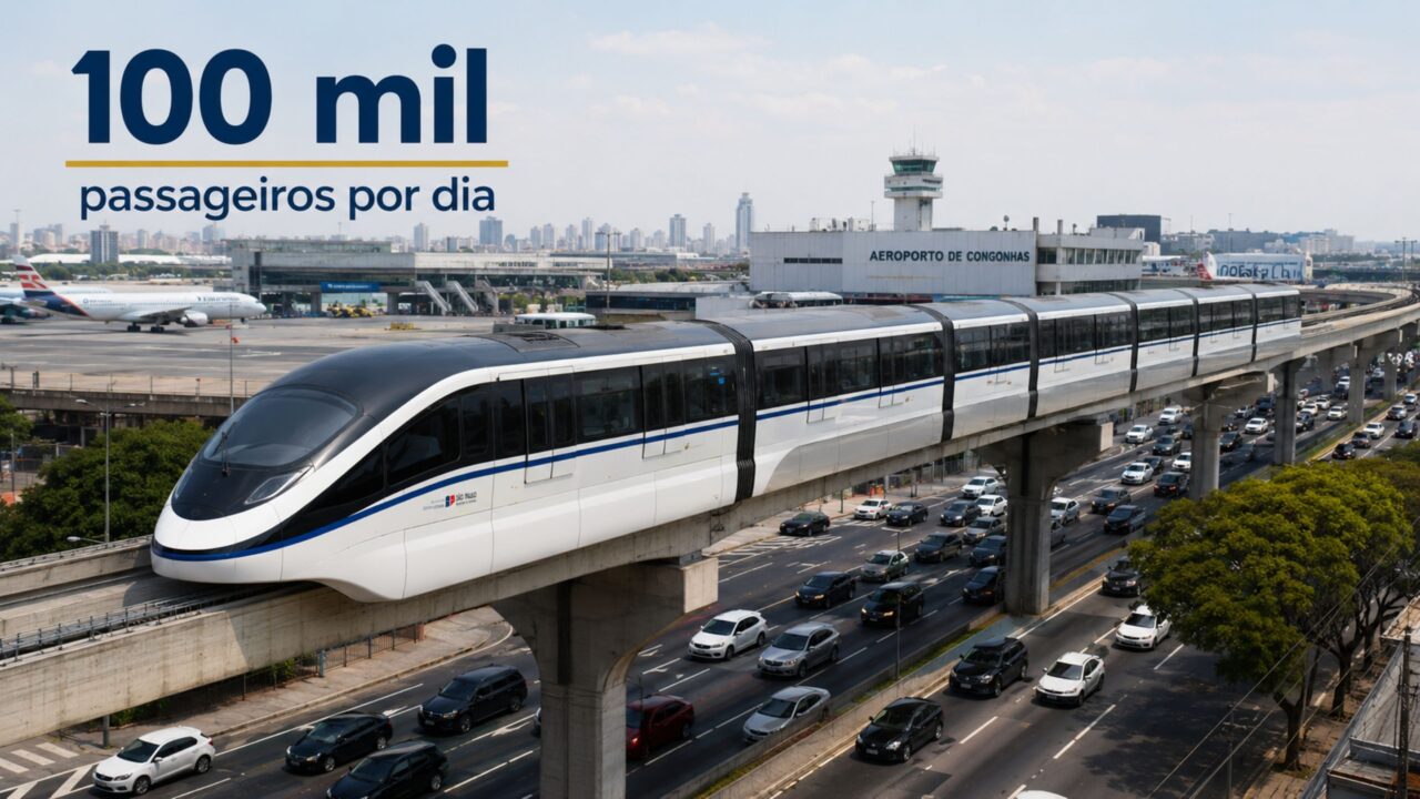BYD assume linha de trem em SP e transporta mais de 100 mil passageiros por trilhos com até 7 km de extensão