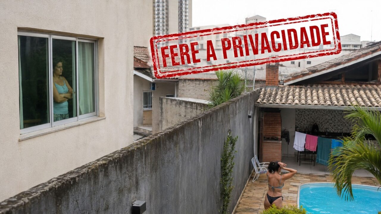 Janelas dos vizinhos viradas para seu imóvel podem ser desfeitas se você seguir esses passos