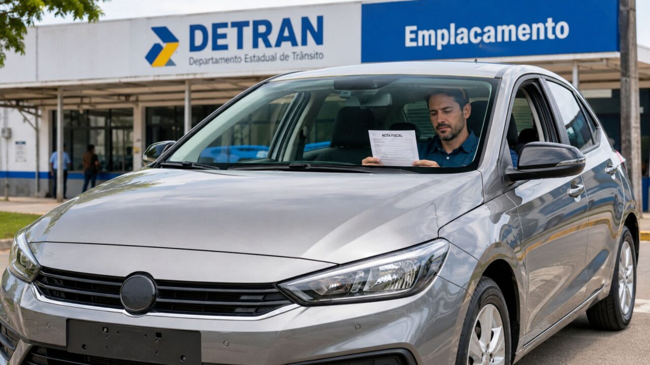 Até quantos dias é permitido andar com o carro novo sem emplacamento?
