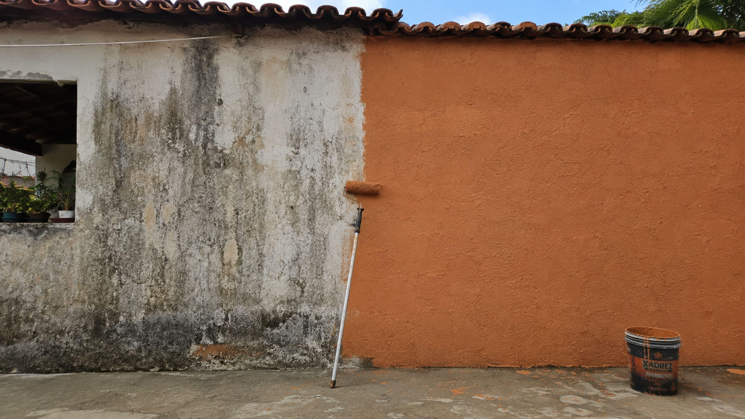 Adeus parede velha: tendência em 2026 renova paredes com argamassa e xadrez de forma fácil e barata