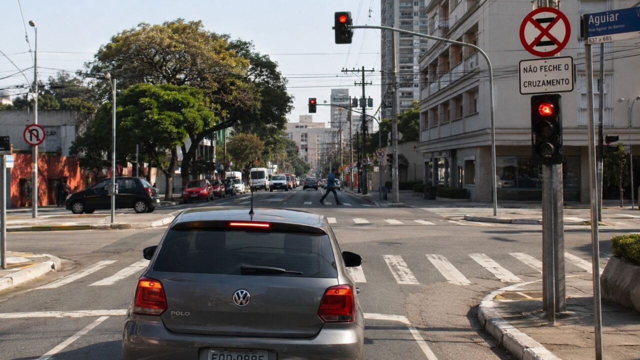 Condutores estão sendo multados sem perceber em cruzamentos e infrações irão aumentar