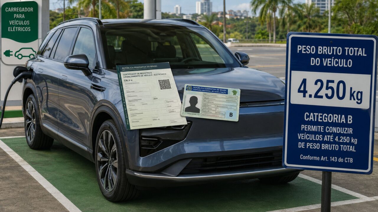 Motoristas que dirigem carros elétricos poderão ter que trocar de categoria na CNH para conduzir o veículo
