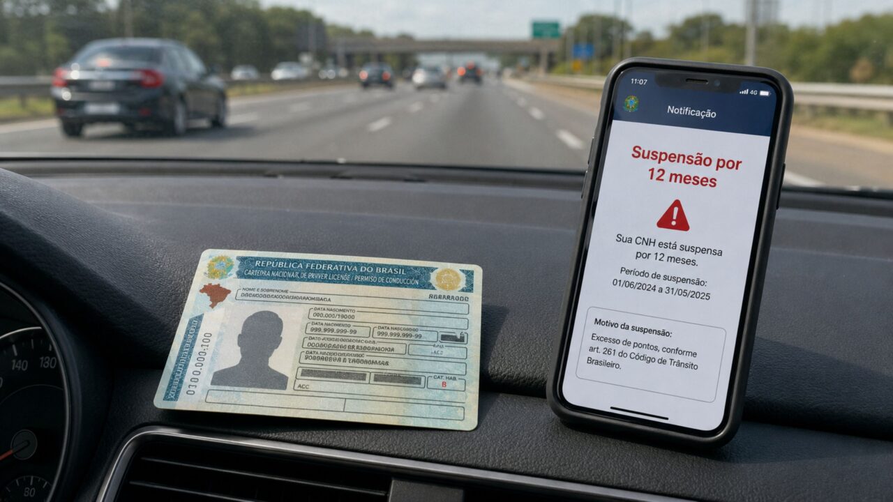 Ultrapassagem perigosa poderá suspender a CNH do motorista por até 12 meses