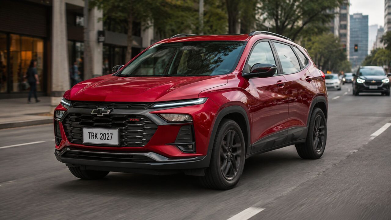 Chevrolet Tracker 2027 reforça a disputa entre os SUVs, chega mais segura, mas ainda esquece o ACC