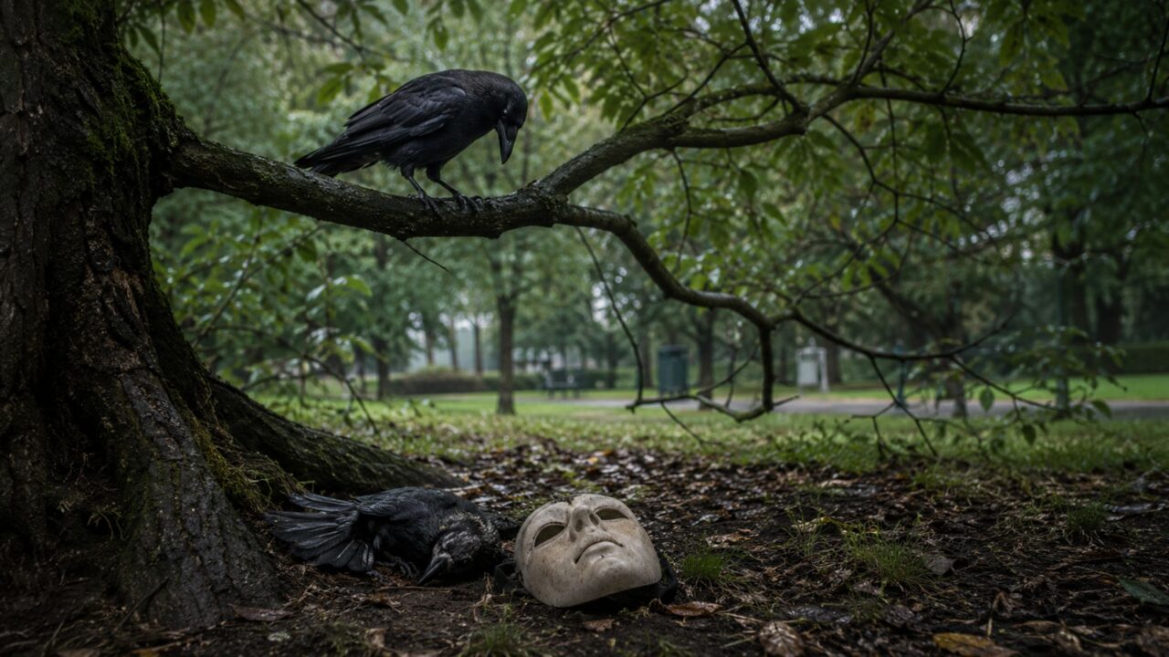 Por que corvos se reúnem perto de outros semelhantes em uma espécie de funeral?
