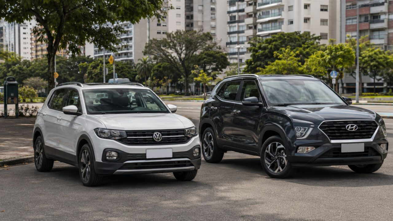 VW T-Cross x Hyundai Creta: qual deles é considerado o rei dos SUVs custo-benefício?