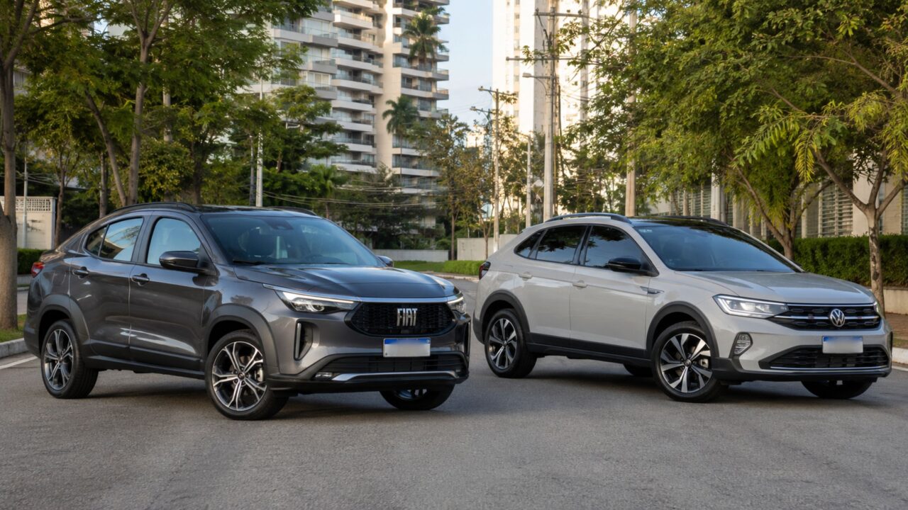 O duelo entre Fiat Fastback e VW Nivus mostra onde cada SUV cupê realmente leva vantagem