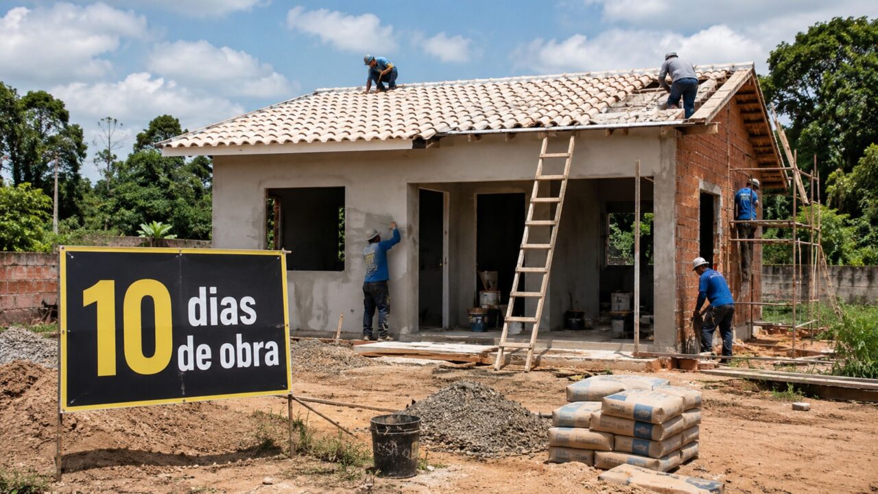 Não é milagre: casa construída em apenas 10 dias impressiona pela velocidade e baixo custo de obra