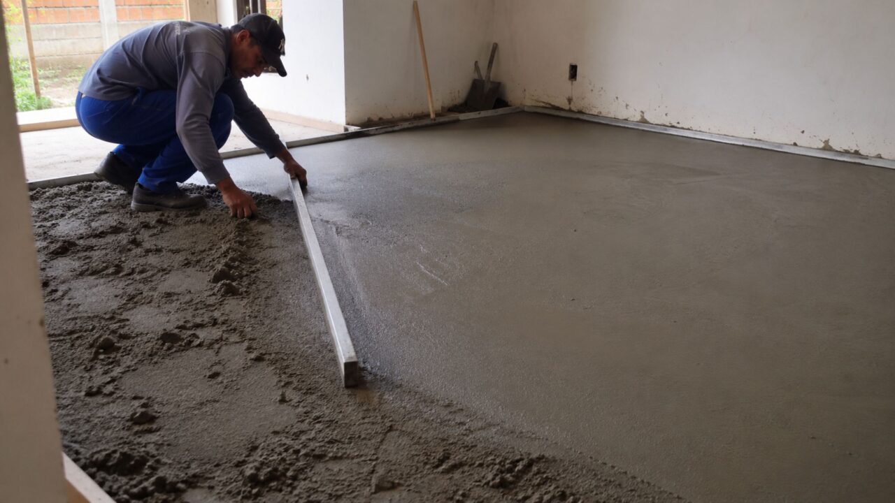 Como fazer contrapiso nivelado para uma obra mais resistente