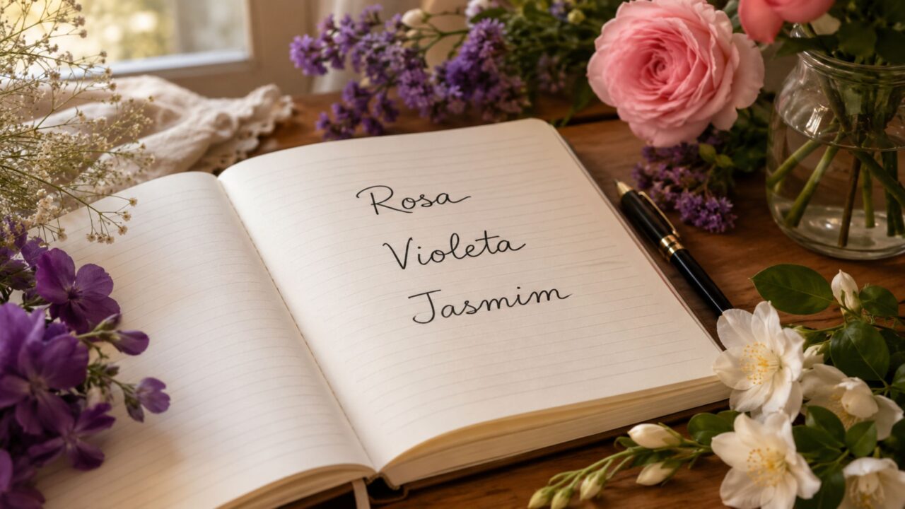Seis nomes de meninas ligados a flores que unem delicadeza e beleza natural