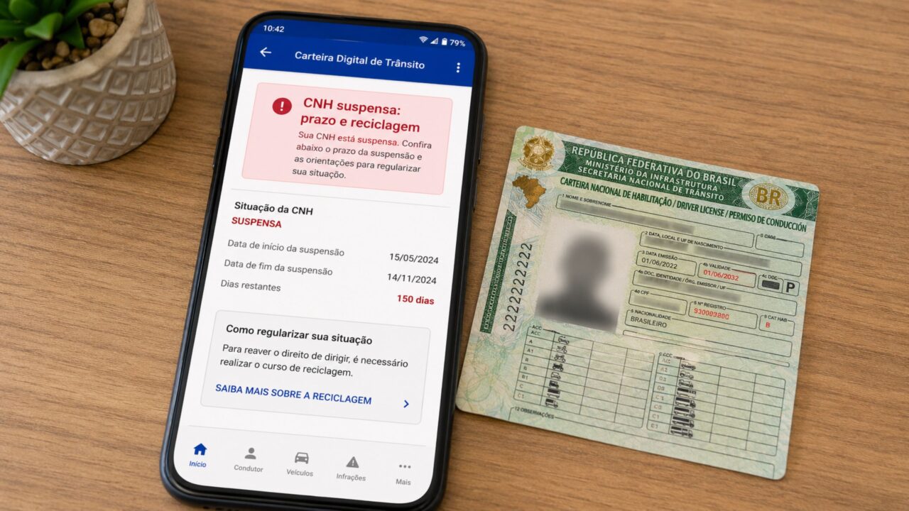 CNH cassada ou suspensa: qual a diferença e quando o motorista perde o direito de dirigir?