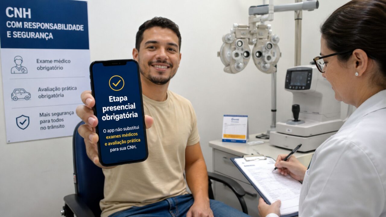 Como tirar a nova CNH online sem sair de casa em 2026