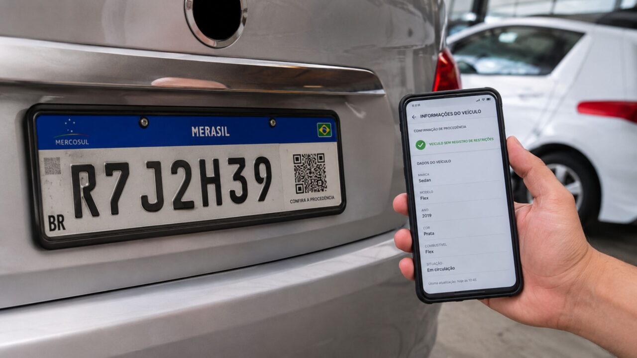 Como consultar a placa de qualquer carro pelo QR Code no celular