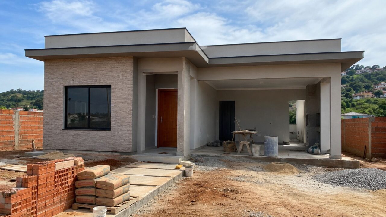 Quanto custa tirar do papel uma casa de 95 metros quadrados em 2026?