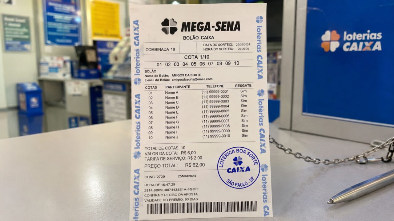 Ainda sem ganhadores, Mega-Sena sorteará R$ 10 milhões neste sábado