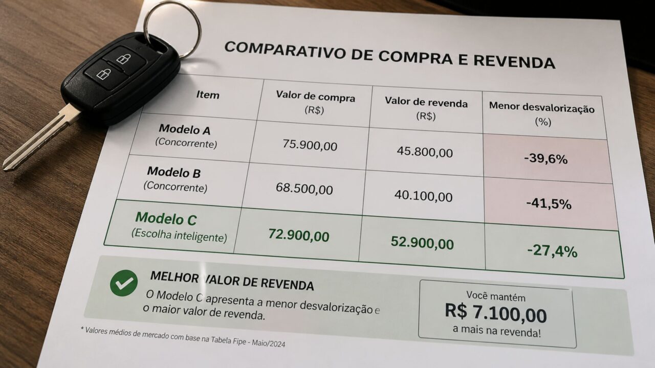O carro usado que desvaloriza pouco, vira ouro na revenda e vale mais que um 0 km 
