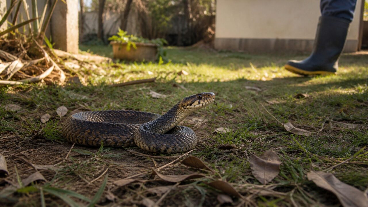 A regra de ouro ao encontrar uma cobra é saber identificar rapidamente se ela é peçonhenta ou não: entenda como saber