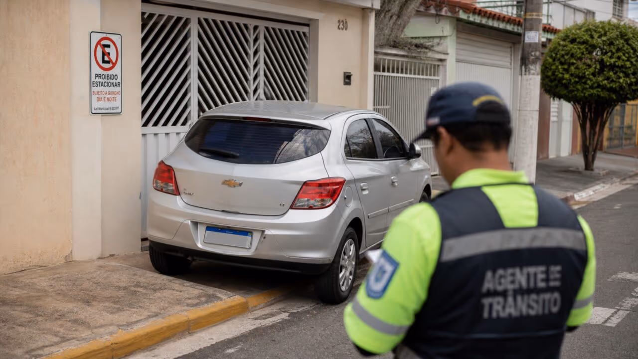 Lei da garagem vale no Brasil e multa até quem estaciona na própria entrada