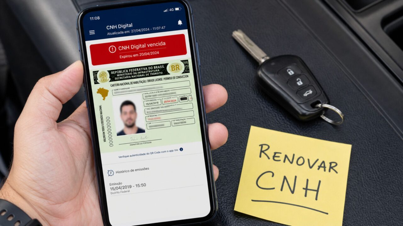 O art. 162 do CTB esconde uma regra de ouro que permite dirigir com a CNH mesmo se estiver vencida, mas exige um cuidado que todos deveriam saber