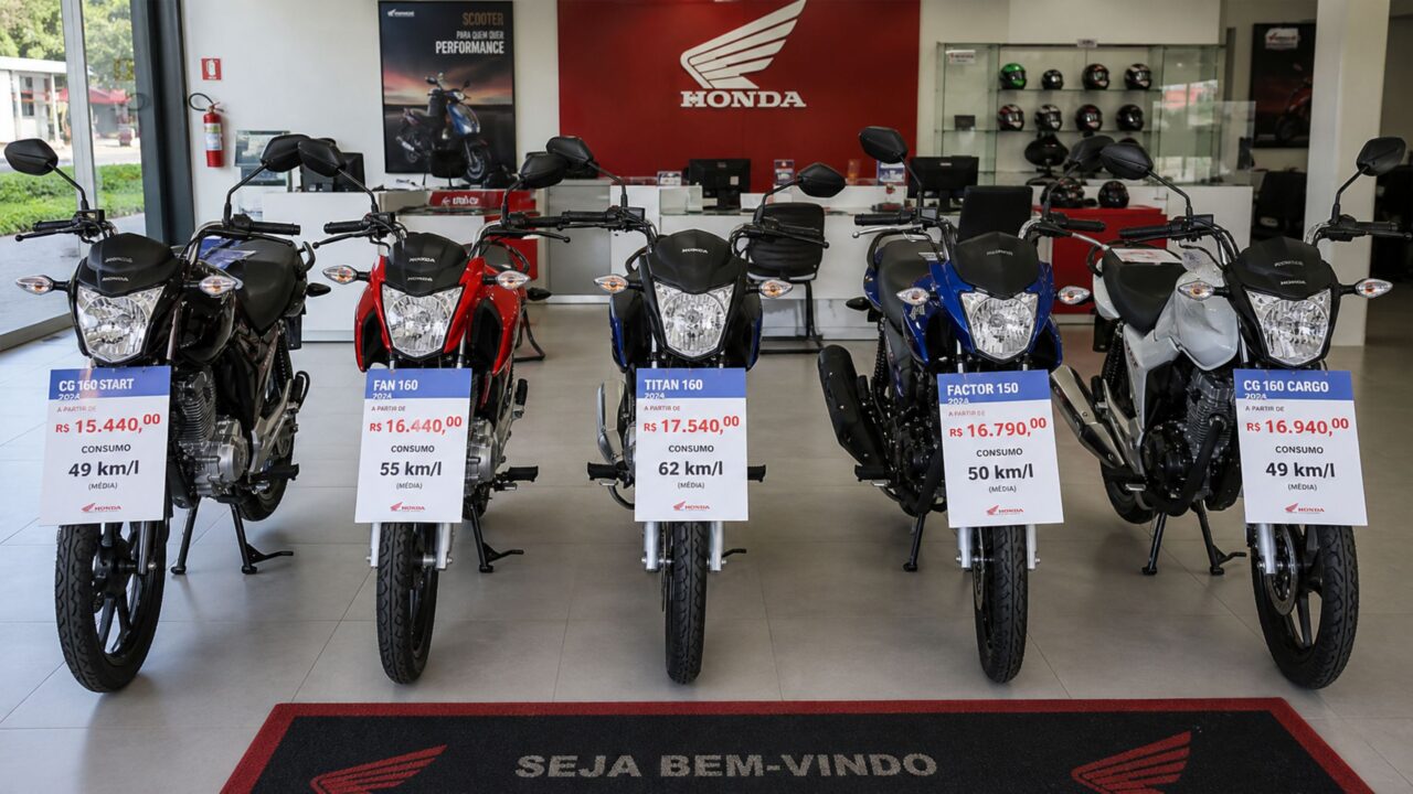 Cinco motos 0 km perfeitas para quem quer rodar na cidade e quase não passar no posto de gasolina