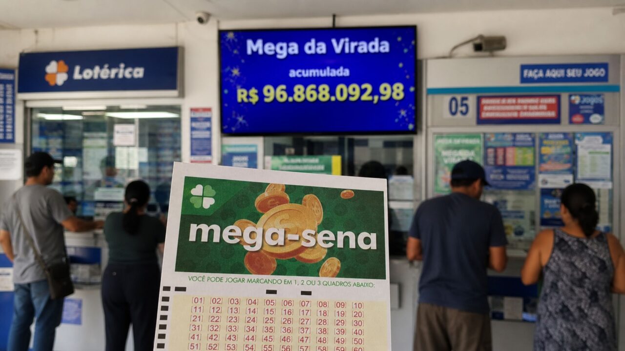 Caixa Econômica Federal divulga comunicado para quem apostou na Mega-Sena esta terça-feira, dia 05