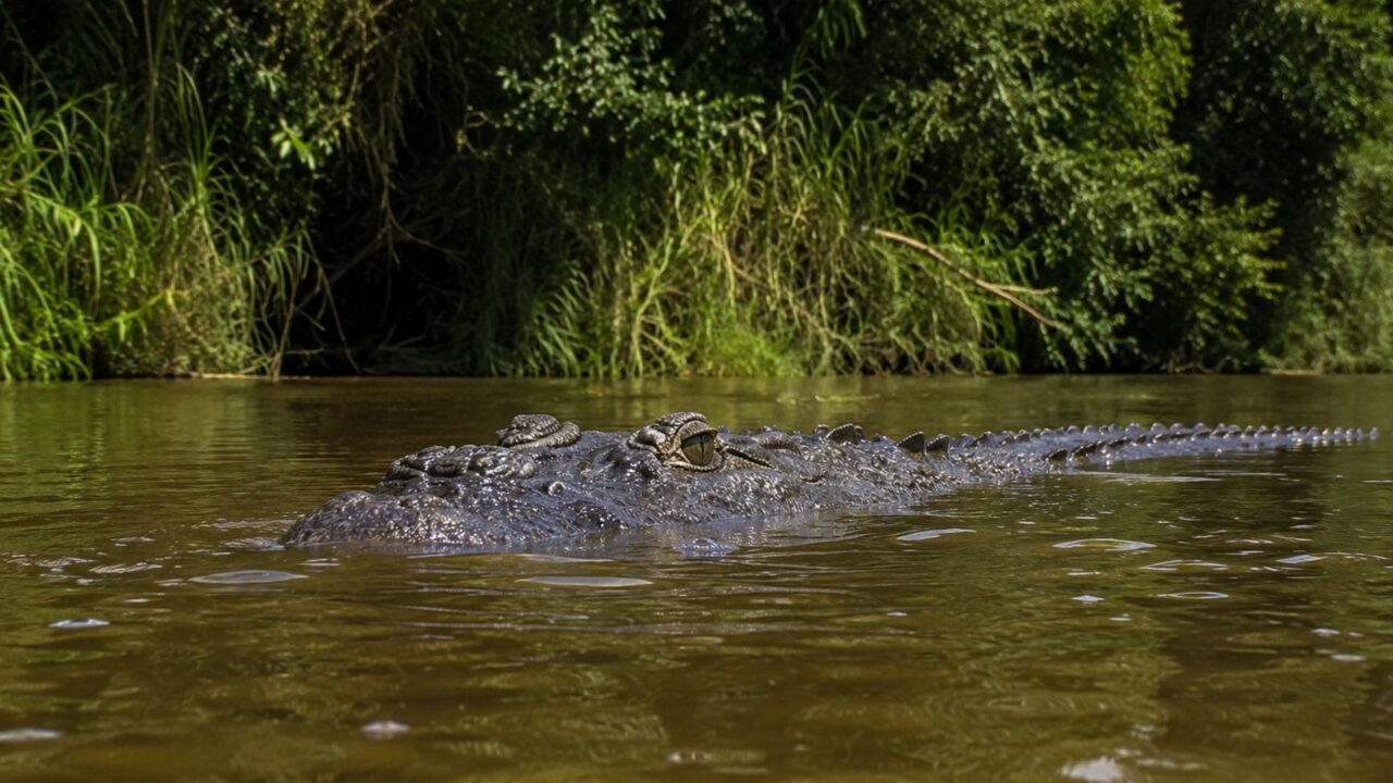 O maior réptil vivo pode chegar a até 5 metros, é um predador quase perfeito e transforma qualquer rio e mar em território proibido