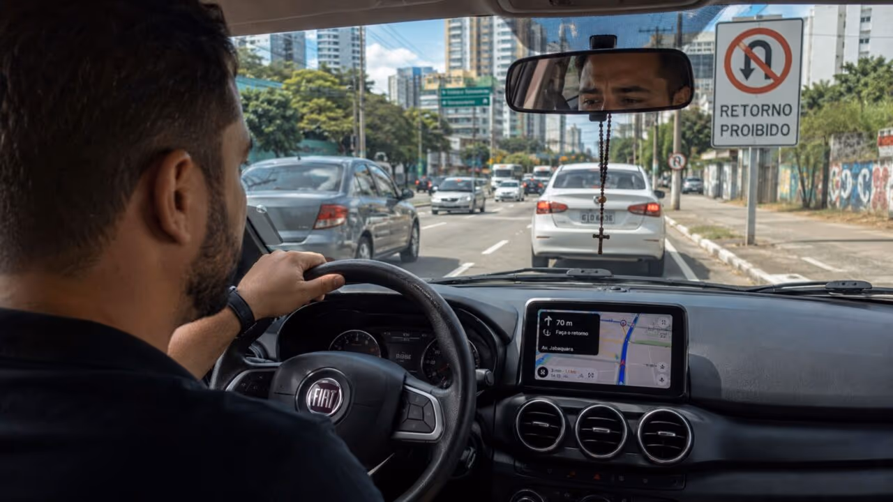 O que diz a lei caso o GPS guie você até uma rua na contramão ou retorno proíbido?
