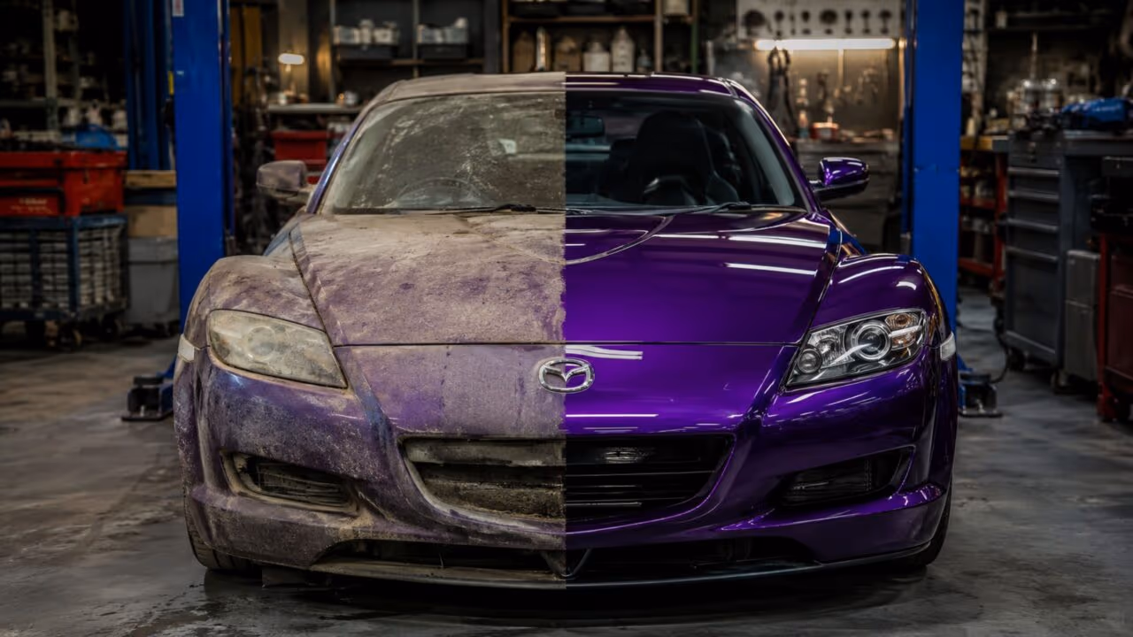 Paguei R$ 55 mil em um RX-8 abandonado e hoje ele vale quase R$ 200 mil
