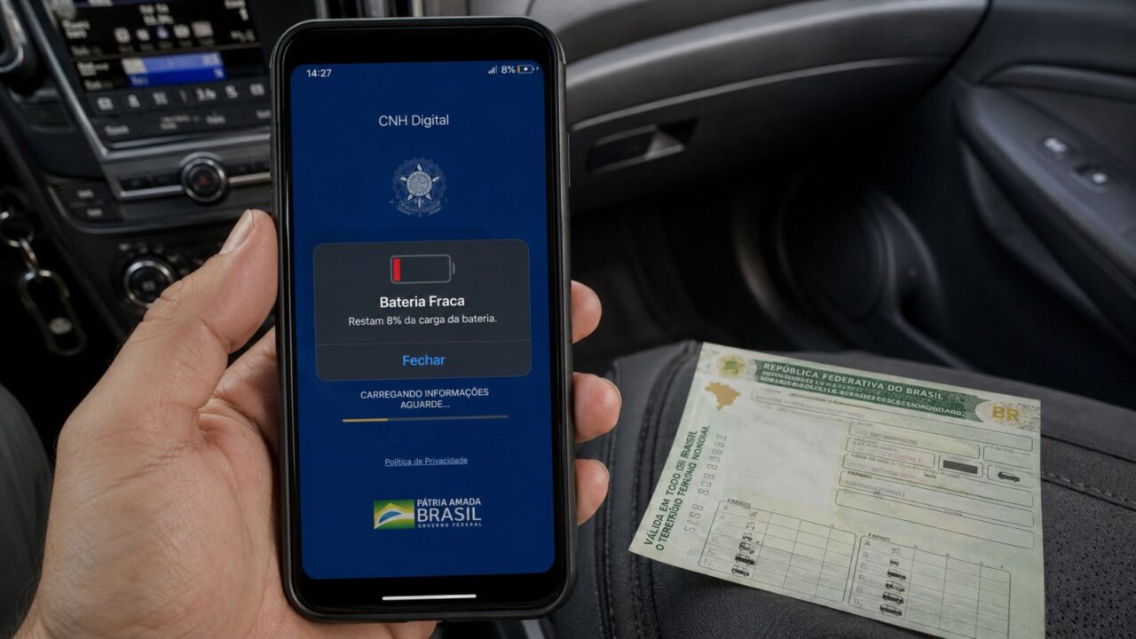 ''Tenho somente a CNH digital na blitz'': é permitido ou posso ser multado?