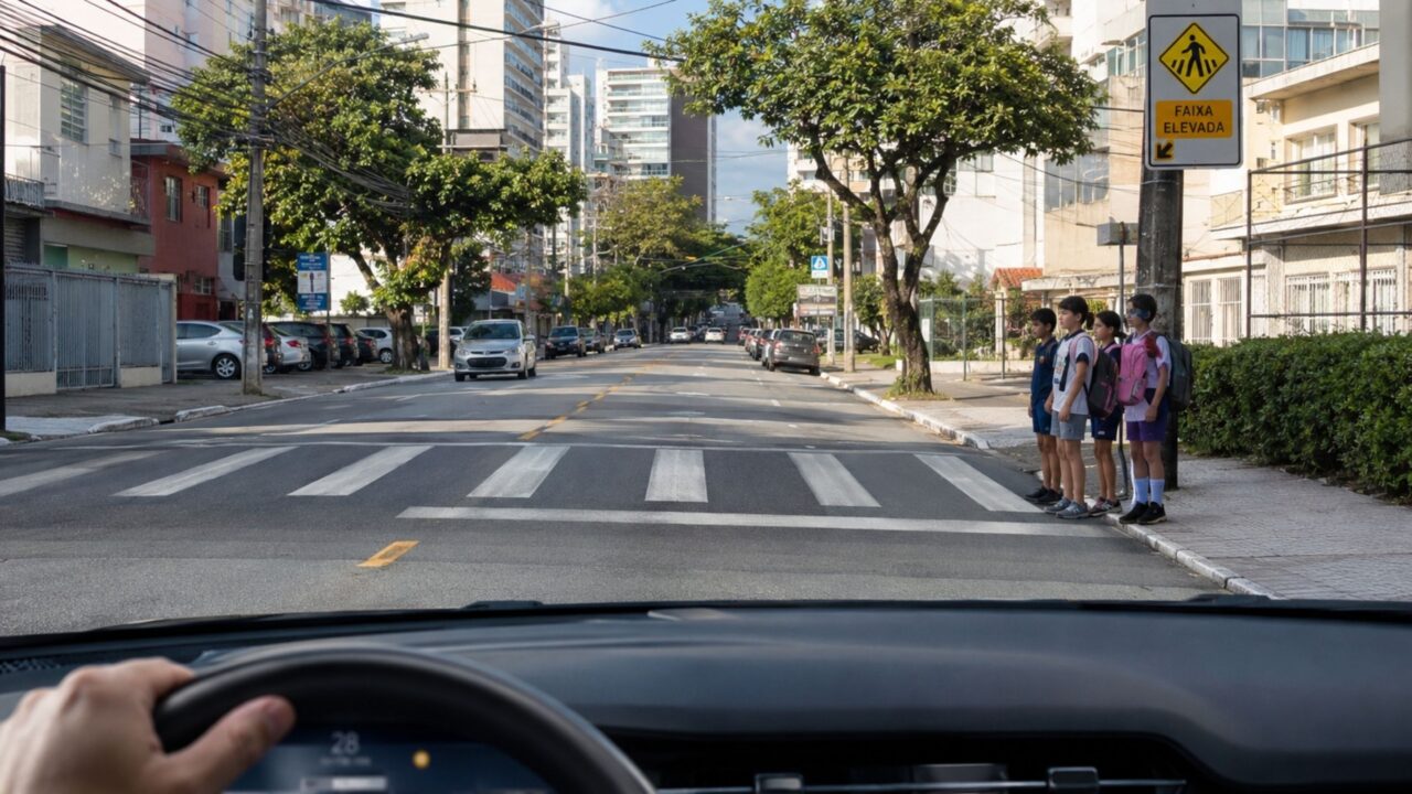 Motoristas devem parar na faixa de pedestre sem semáforo? O que diz a lei