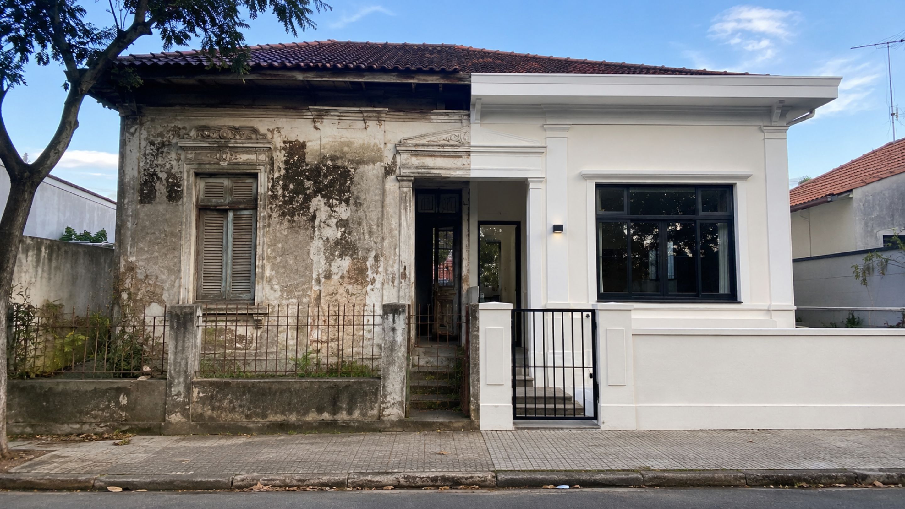 Homem compra casa abandonada de 65 m² por R$ 400 mil; hoje, após reforma, ela vale próximo de R$ 1 milhão