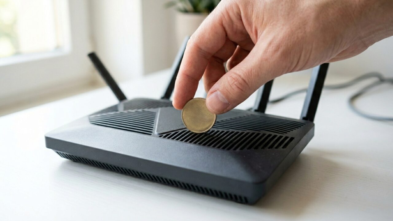 Colocar uma moeda sobre o roteador Wi-Fi pode melhorar o sinal? Entenda por que recomendam isso
