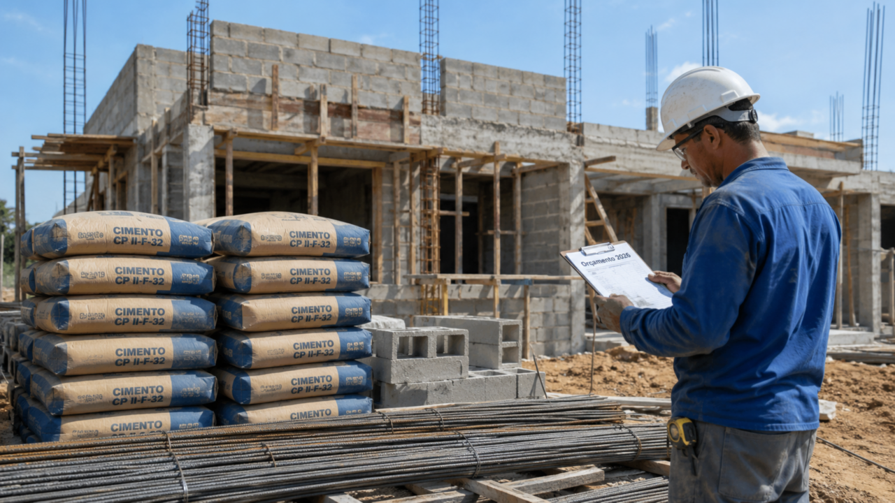 Construir em 2026 ficou mais caro? O detalhe do orçamento que muita gente só percebe tarde demais