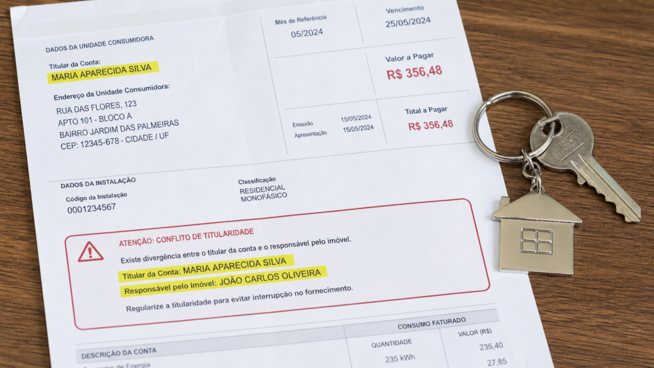 Conta de luz no nome de outra pessoa: quem responde pela dívida?