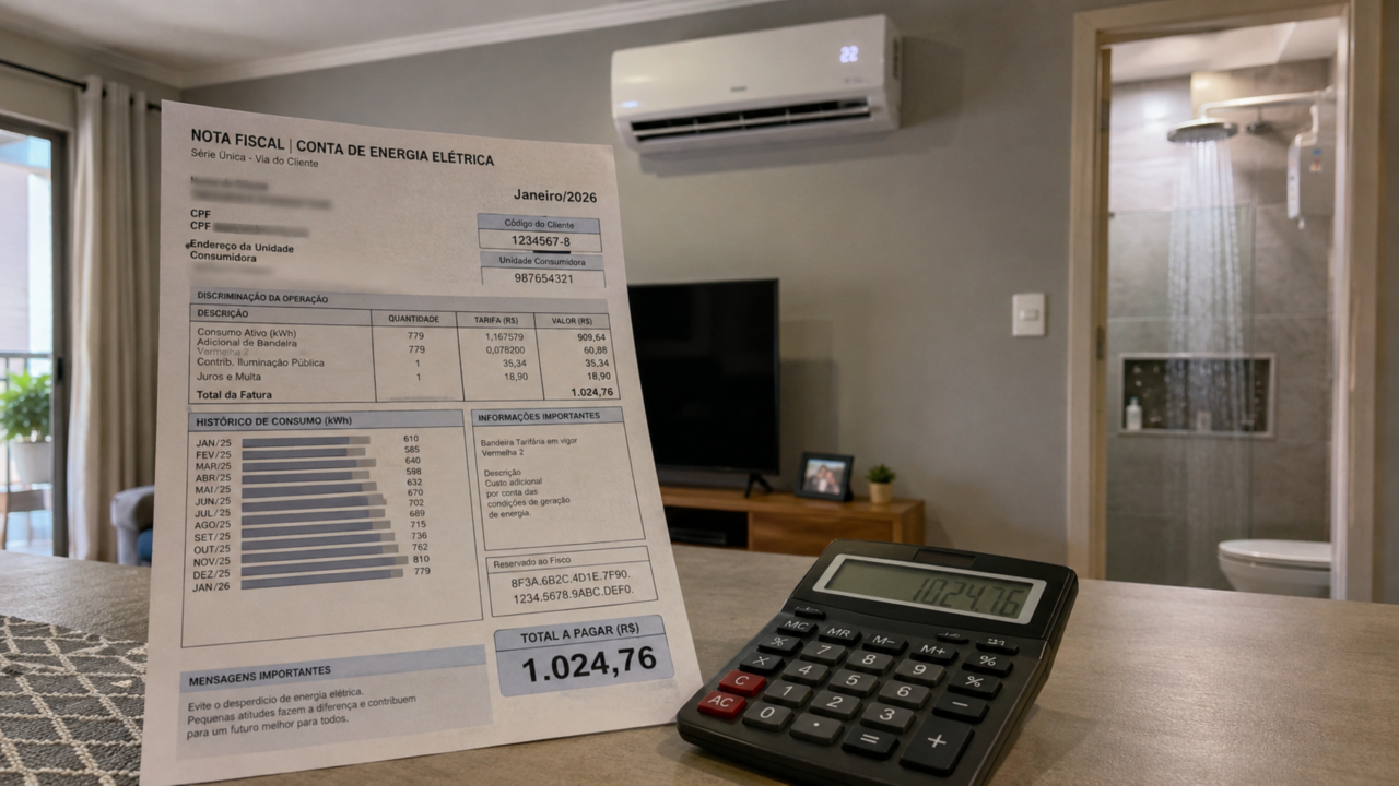 Conta de luz subiu? Veja os aparelhos que mais pesam no fim do mês e como reduzir desperdícios