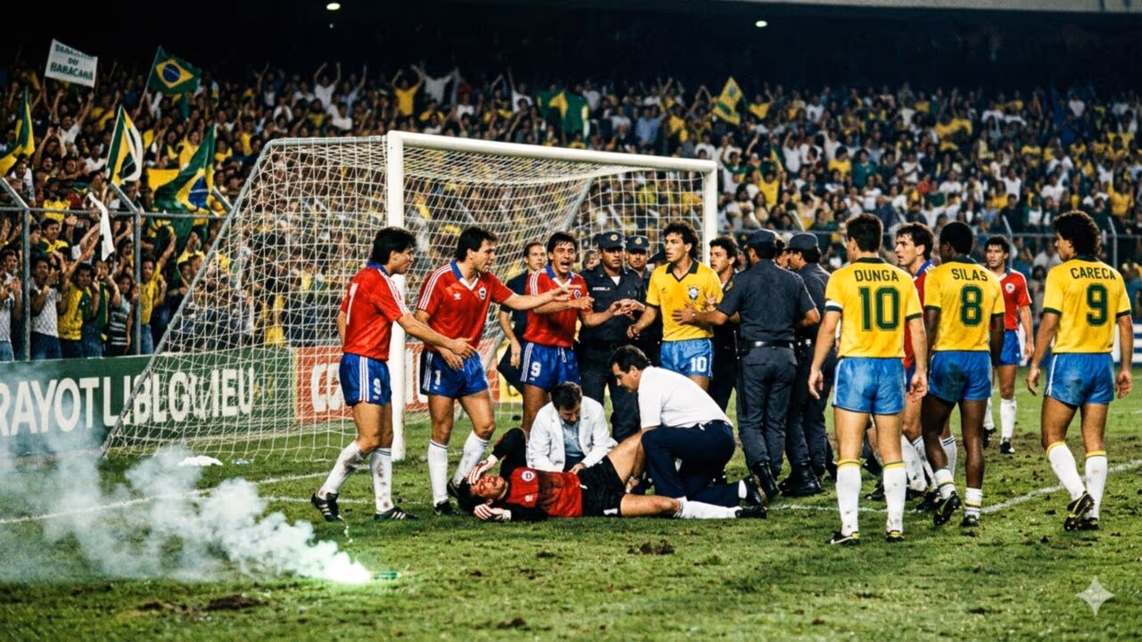 Copa do Mundo chegando, relembre um dos jogos de futebol mais violentos da história