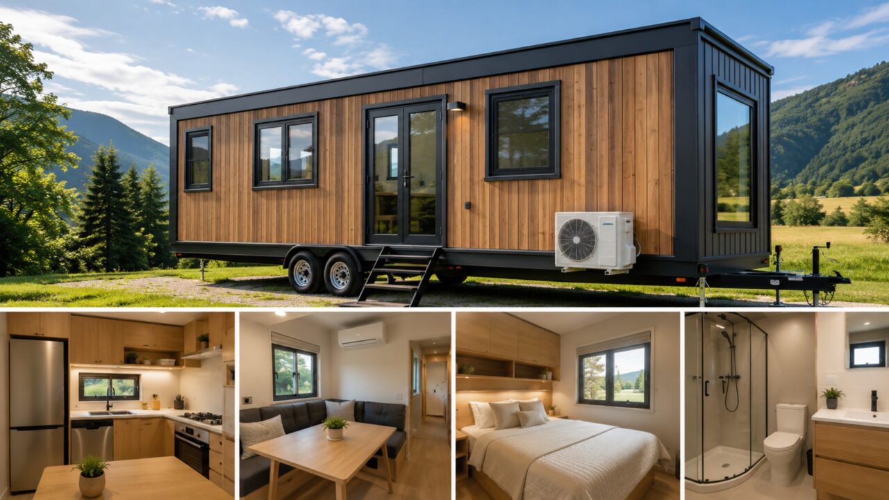 Cozinha equipada e ar condicionado: esta casa pré-fabricada possui tudo isso por menos de 8 mil euros
