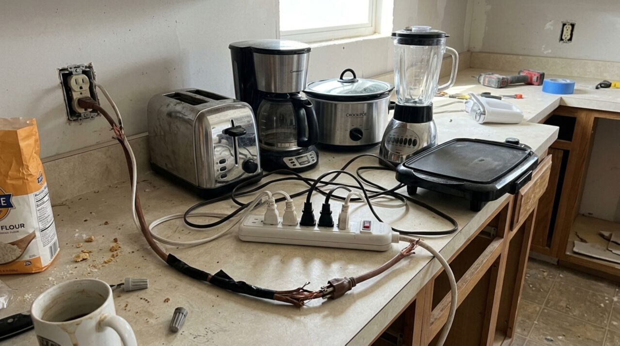 O erro na tomada da cozinha que parece pequeno na reforma, mas vira dor de cabeça depois