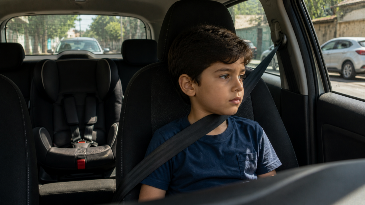 Criança pode ir na frente do carro? A regra que evita multa e aumenta a segurança