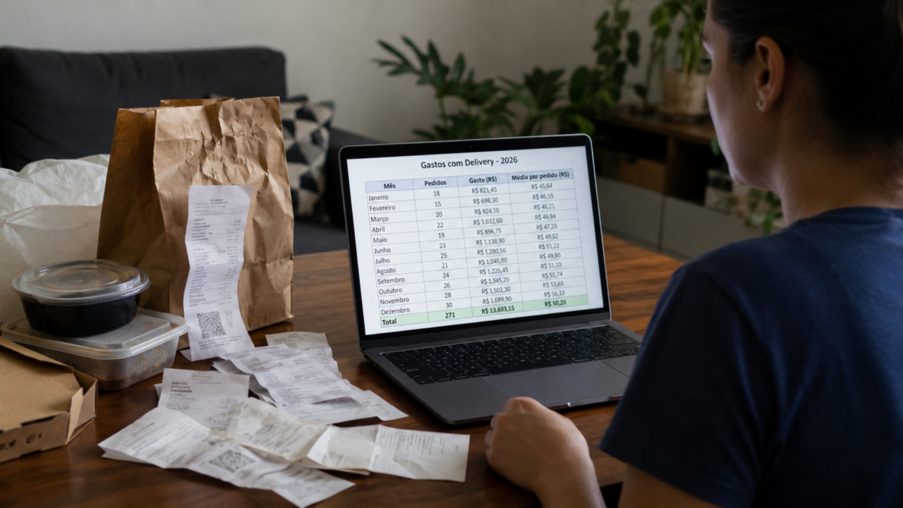 Delivery virou hábito? Veja como uma taxa pequena pode pesar muito no fim do mês