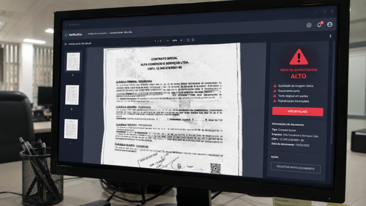 Documento escaneado pode ganhar efeito de original quando segue regra federal