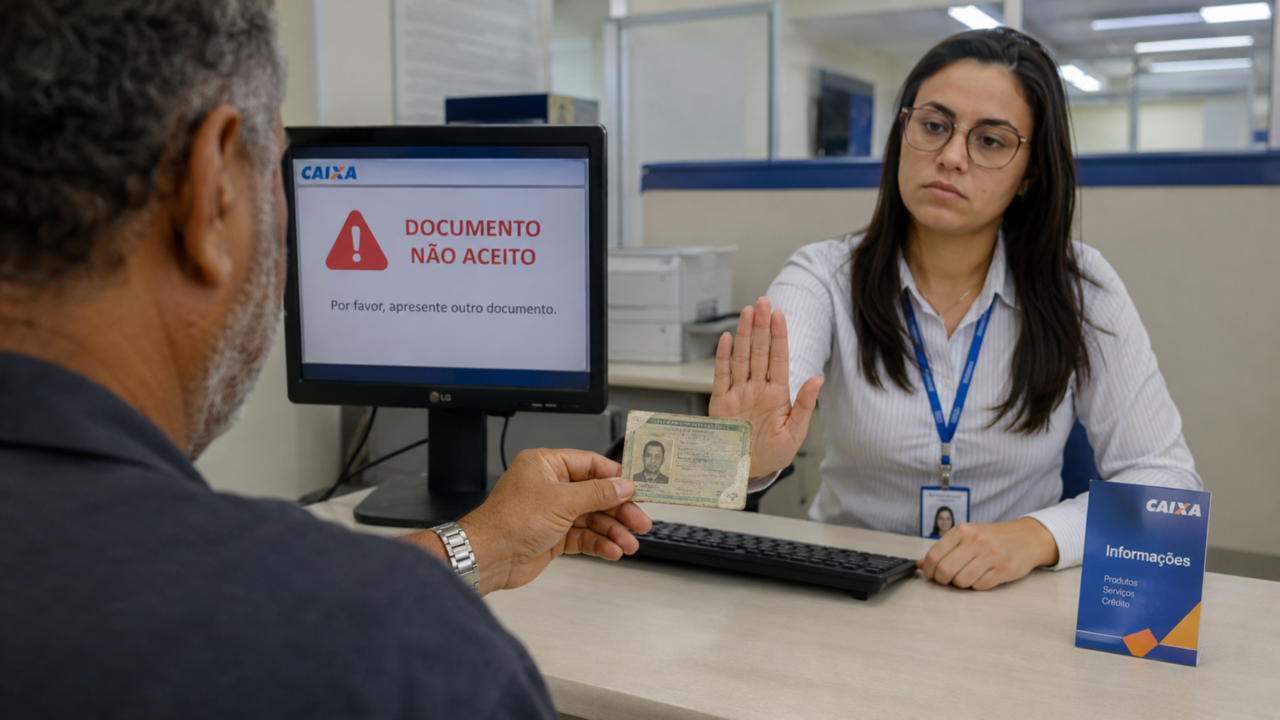 Documento vencido pode ser recusado em atendimento quando foto, RG ou conservação geram dúvida