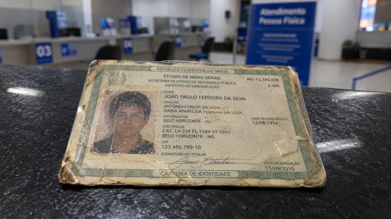 RG antigo continua valendo, mas este detalhe pode travar cadastro em banco e benefício