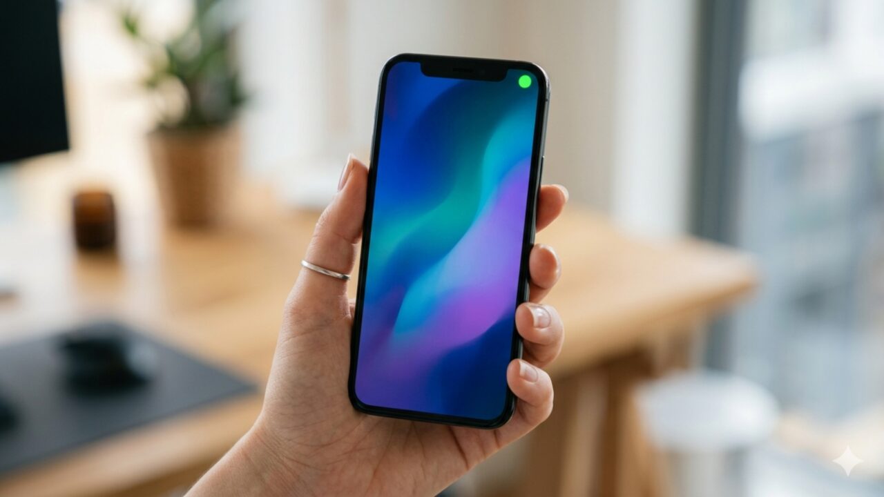 É sinal de problema O que significa um ponto verde na tela do celular
