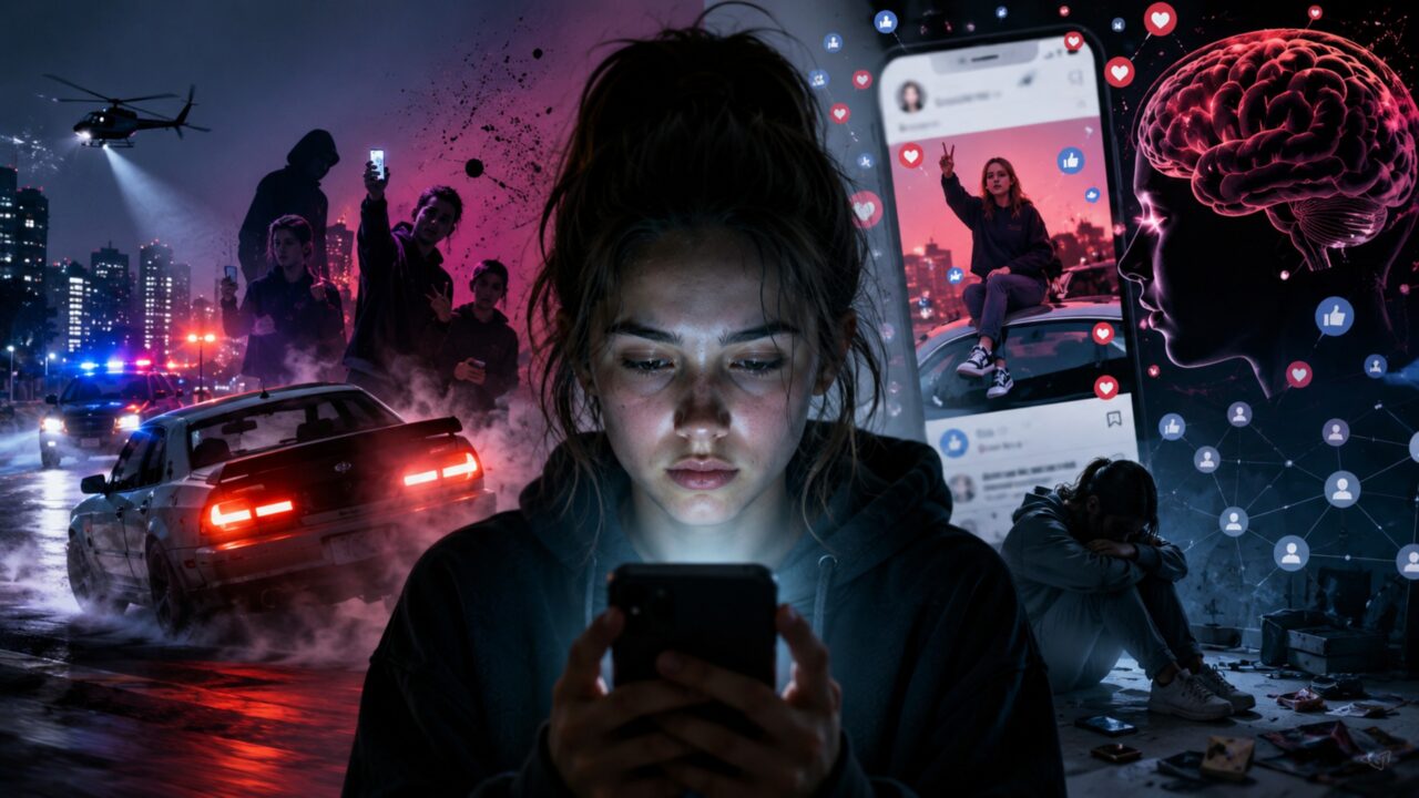 Ela roubou carros aos 13 anos, filmou a si mesmo para ganhar fama nas redes sociais e hoje enfrenta 109 acusações judiciais