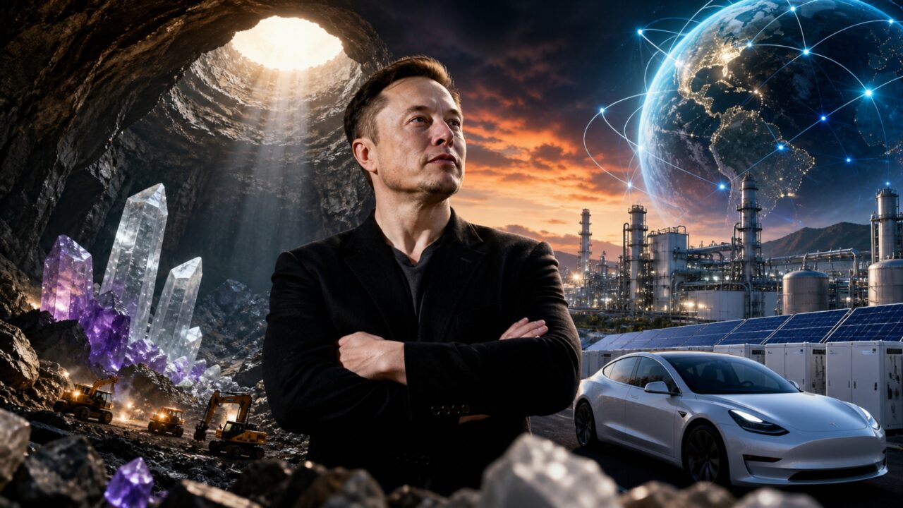 Elon Musk será o maior beneficiado da descoberta de US$ 1.500.000.000.000 de metal precioso escondido em supervulcão