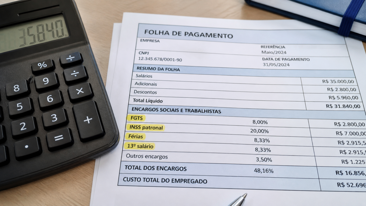 Nem só salário, nem só imposto: o custo real de contratar CLT que todo empresário deveria prever