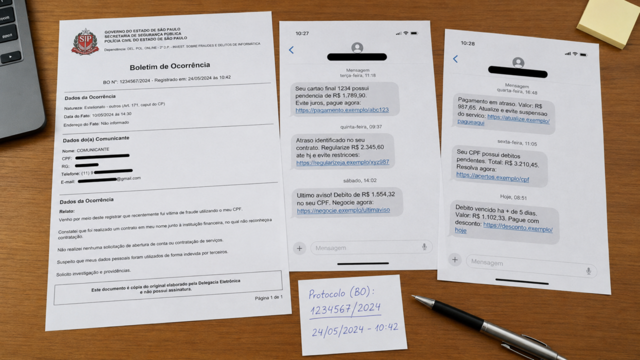 Alguém usou meu CPF para abrir conta ou fazer dívida: os primeiros passos antes do prejuízo crescer
