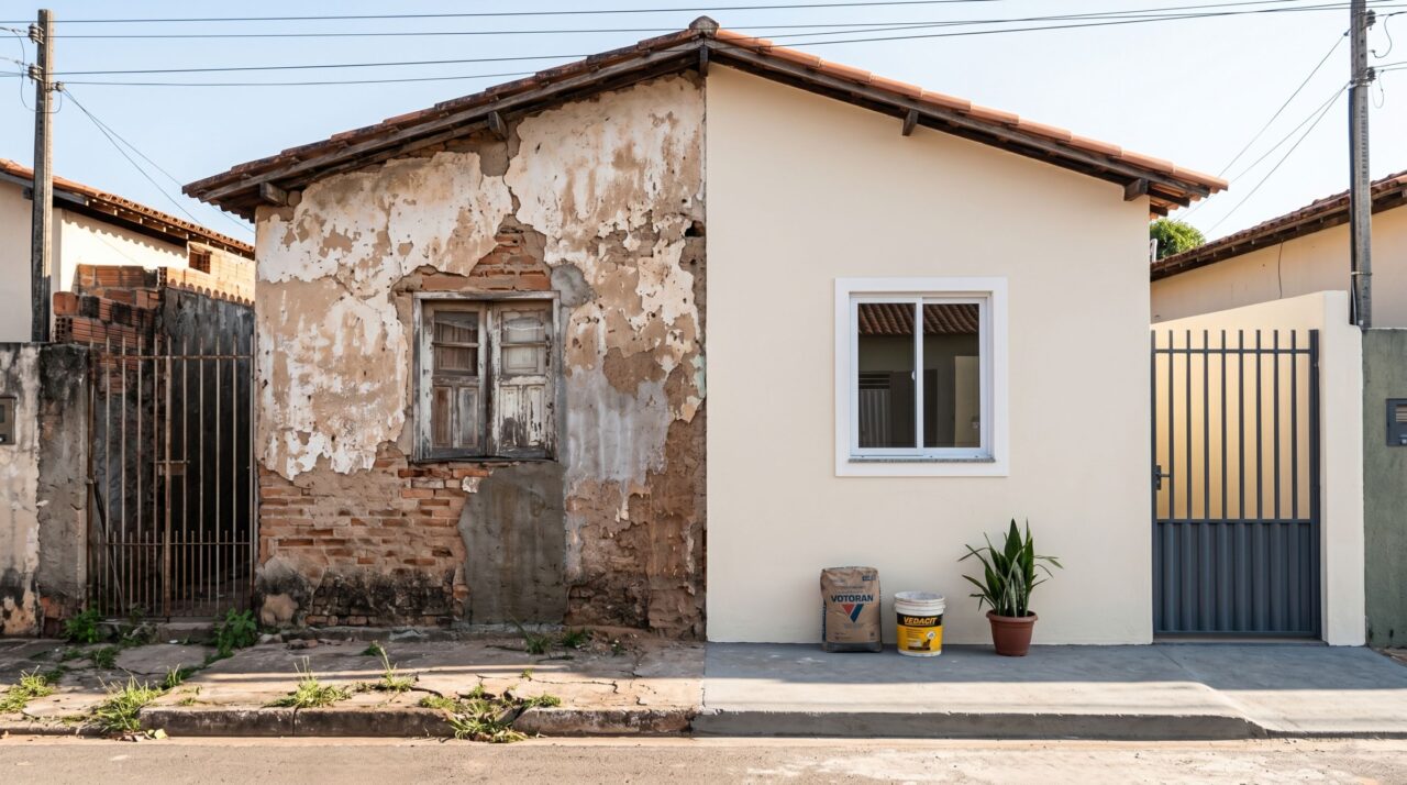 Quanto custa a reforma total de uma casa antiga priorizando só o essencial?